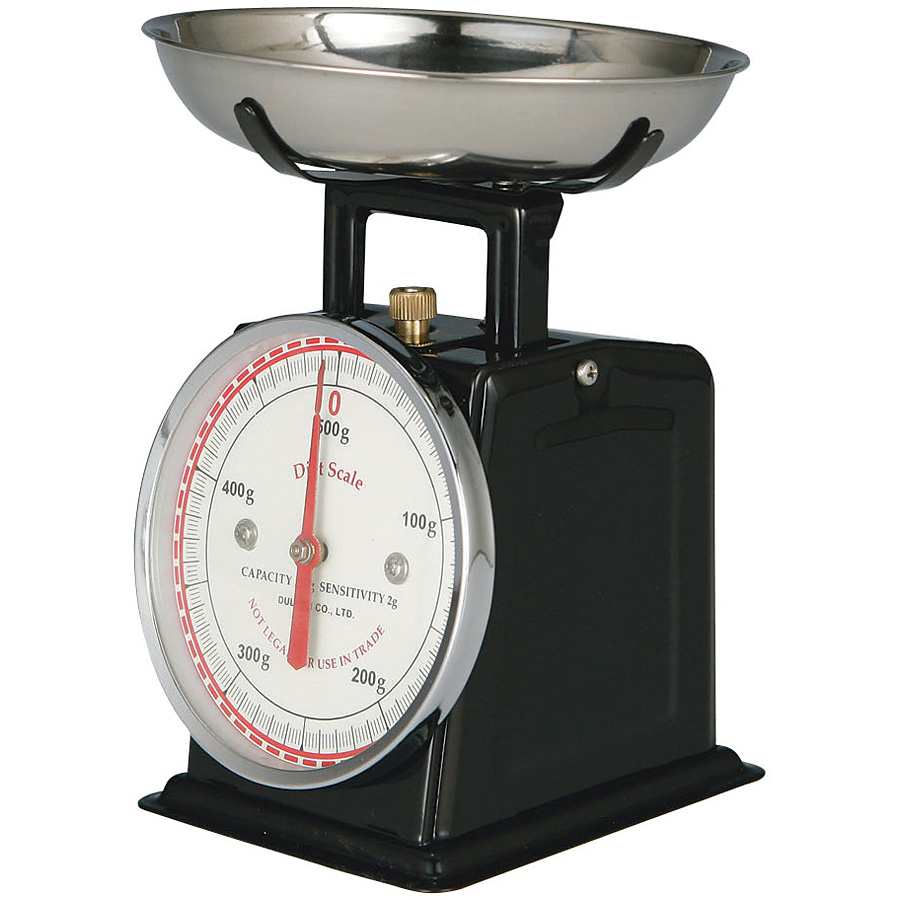 ダルトン ダイエットスケール 500g 100-126 ブラック - 調理器具のSHOKUBI