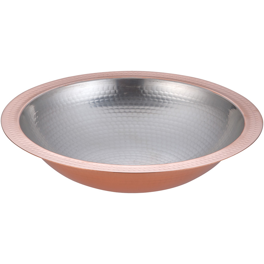 遠藤商事 SA 銅 うどんすき鍋 槌目入り 33cm - 調理器具のSHOKUBI