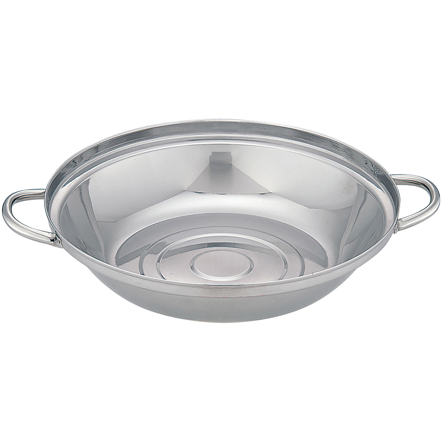 三宝産業 YUKIWA UK 18-0 ステンレス 寄せ鍋 30cm - 調理器具のSHOKUBI