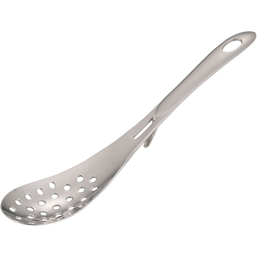 遠藤商事 食卓工房 18-8 ステンレス レンゲ 穴明 - 調理器具のSHOKUBI