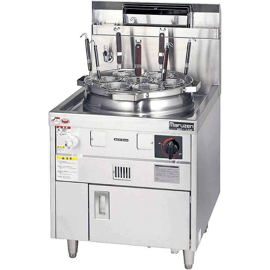 マルゼン ゆで麺機 はやわき 自動点火 MR-15M LPガス - 調理器具のSHOKUBI