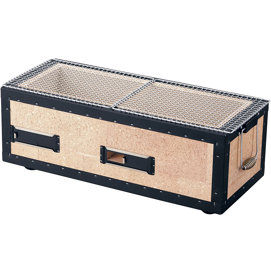 キンカ 炭火 バーベキューコンロ BQ8WF号 4～8人用/540×230mm - 調理