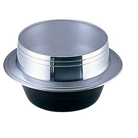 中尾アルミ アルミ鋳物 小釜 カン無 26cm - 調理器具のSHOKUBI