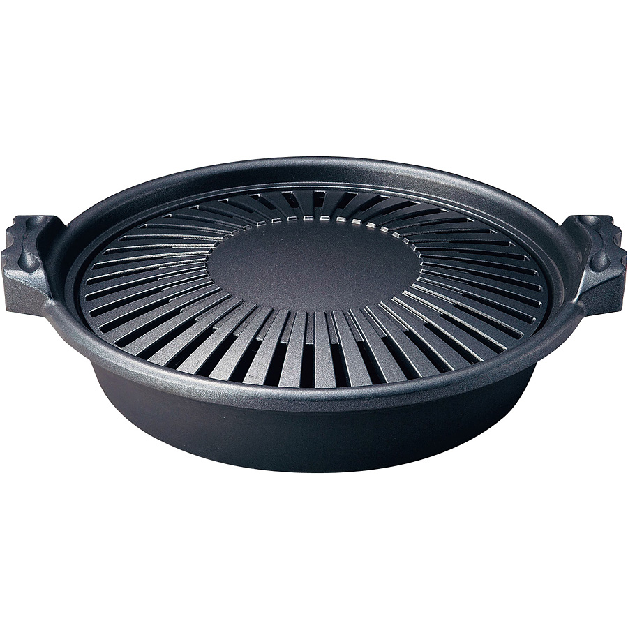 マイン アルミ合金 焼しゃぶ鍋 フッ素コート M11-085 - 調理器具のSHOKUBI