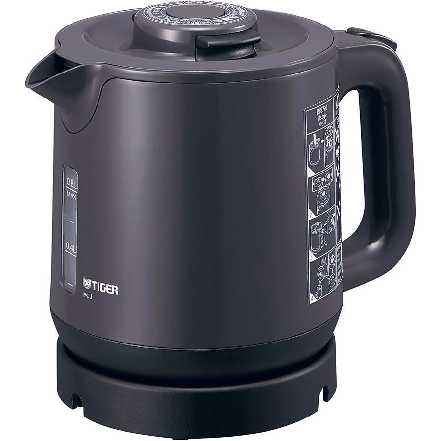 タイガー 蒸気レス 電気ケトル PCJ－H081（H） グレー