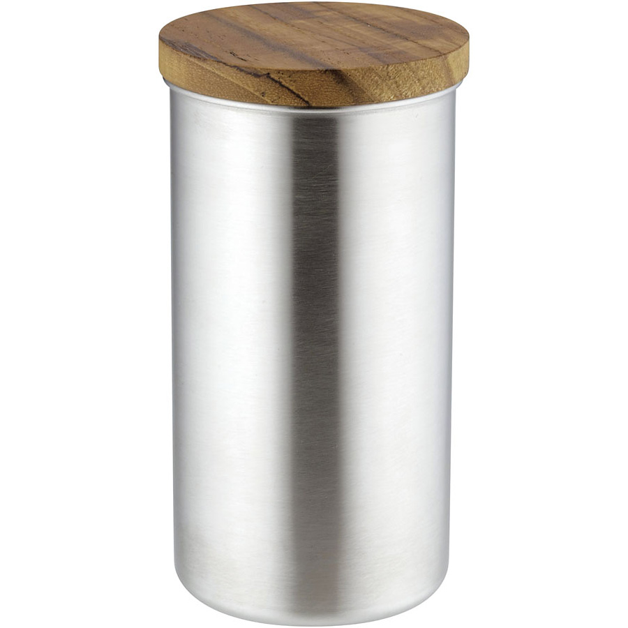 ステンレス コーヒーキャニスター Lサイズ 407439 サテン - 調理器具の