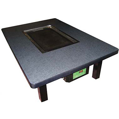 カジワラキッチンサプライ 電気グリドルテーブル 洋卓タイプ 4人用