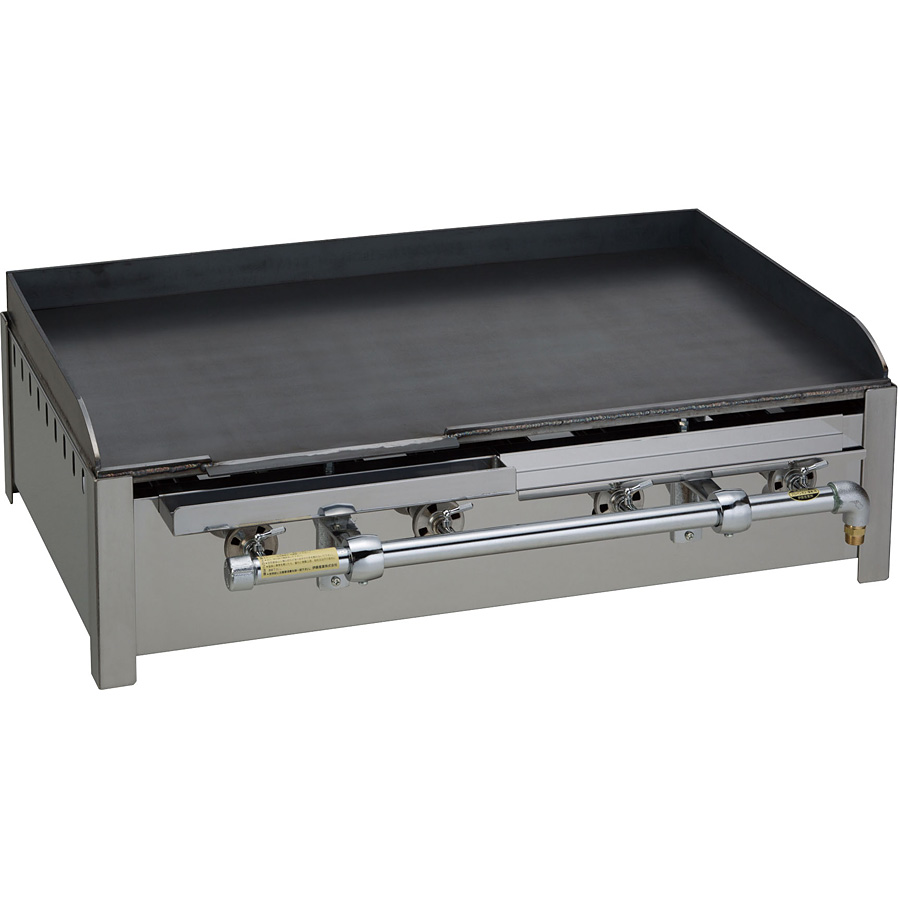 伊藤産業 鉄板焼器 台置き式 都市ガス GR-54 500×520mm - 調理器具の