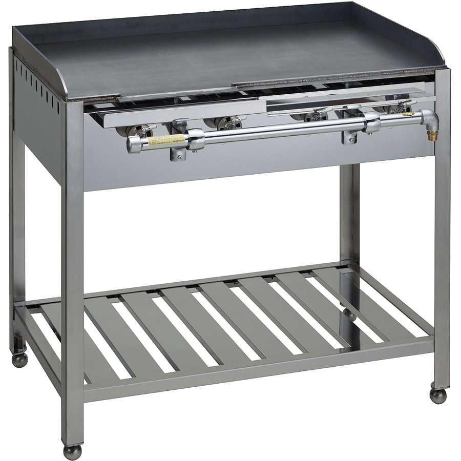 伊藤産業 鉄板焼器 テーブル式 LPガス GT-135 1,300×670mm - 調理器具