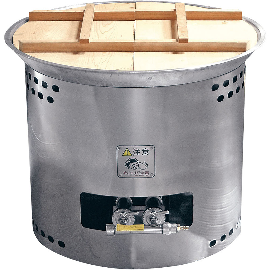 伊藤産業 かまどくん ガス式かまど 平釜タイプ KFE-80 LPガス - 調理