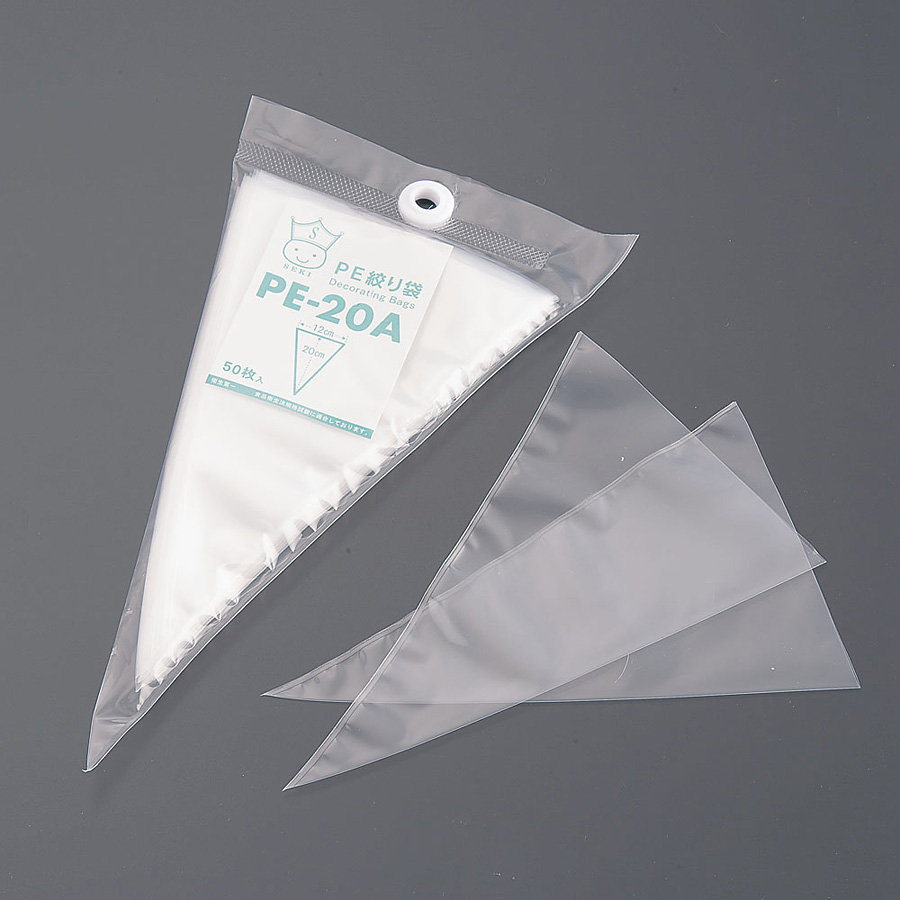 せき製袋 SEKI PE絞り袋 50枚入り PE-20A 120×210mm - 調理器具のSHOKUBI