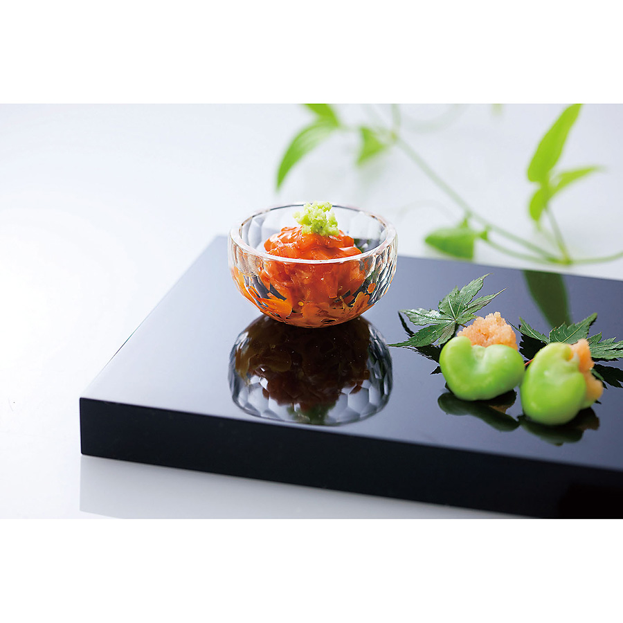 クリスタル 珍味入れ 約φ5.9cm 大 - 調理器具のSHOKUBI