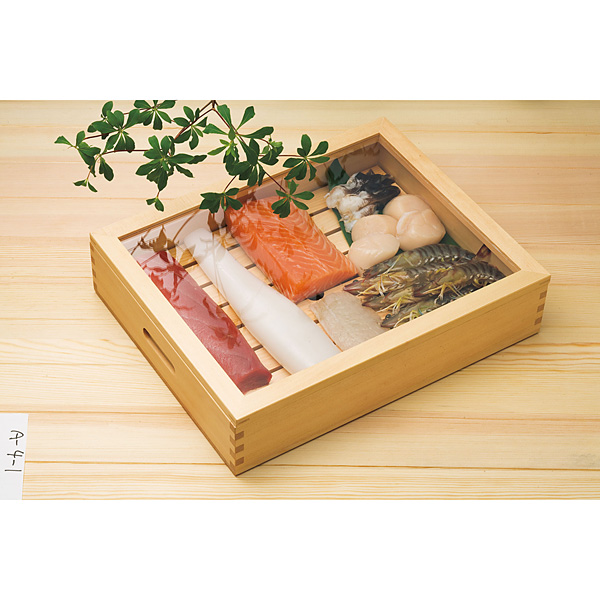 ネタ箱 目皿 アクリル蓋付 中 - 調理器具のSHOKUBI