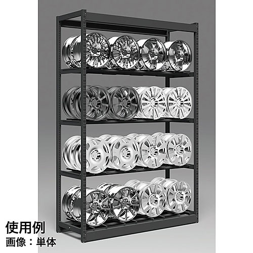 三洋スーパースタンド ホイール什器 フレームラックセット3段