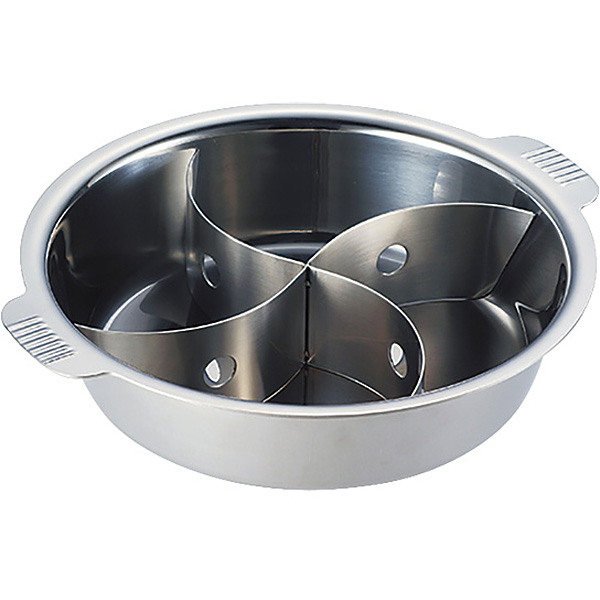 和田助製作所 ちり鍋 4仕切 29cm 電磁対応 和田助製作所 ちり鍋 4仕切