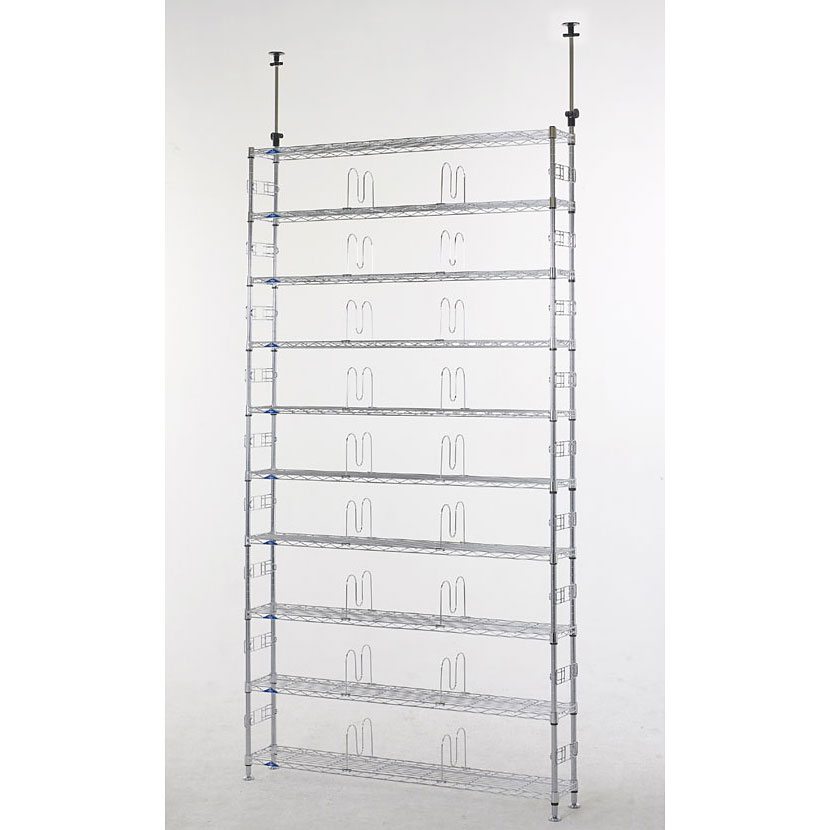 19mmポール突っ張りテンションラック10段120W メタルラック 楽天市場】☆全商品ポイント3倍☆突っ張りラックスチールラック メタル