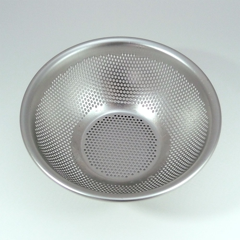 エコクリーン UK 18-8 パンチング半丸型スープ取ざる 39cm用 ＜39cm用＞ スープ取りザル 丸型 パンチング 18-8（ステンレス） UK 42cm用 エコ