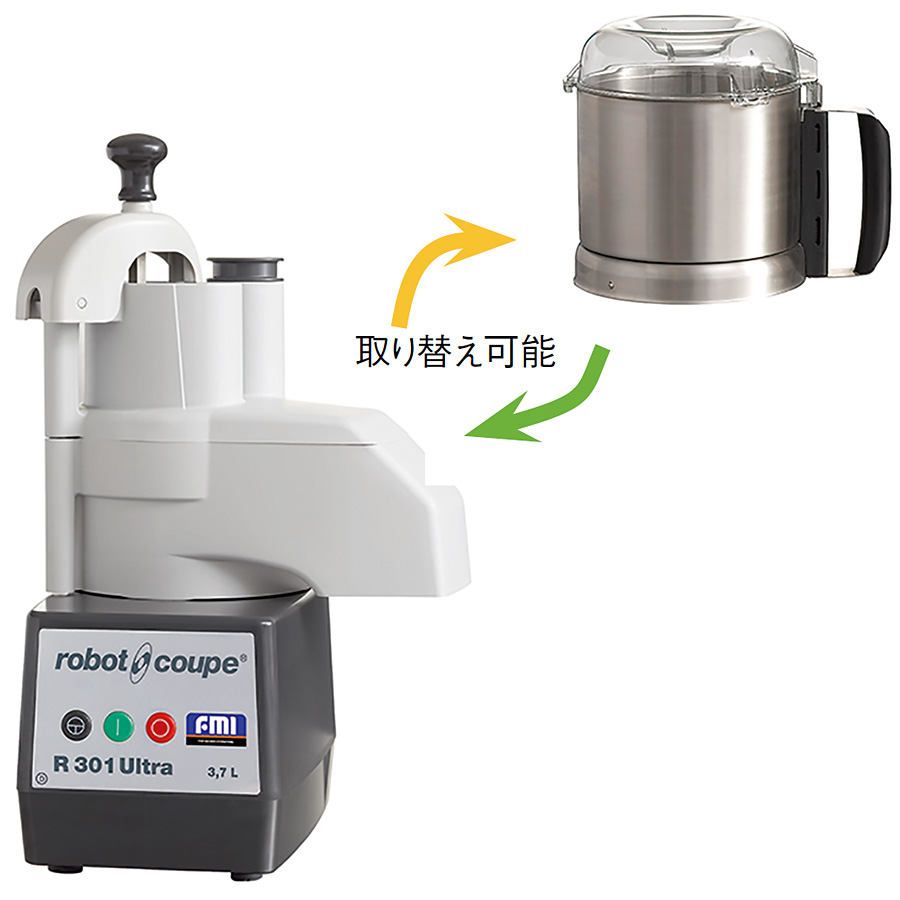 FMI ロボクープ フードプロセッサー R-301UD - 調理器具のSHOKUBI