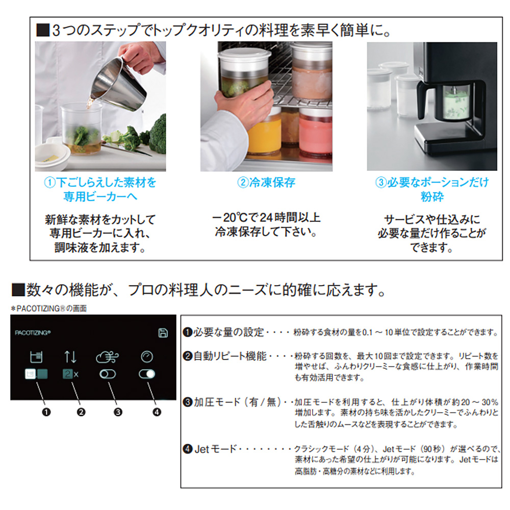 パコジェット4 PAKOJET4 - 調理器具のSHOKUBI