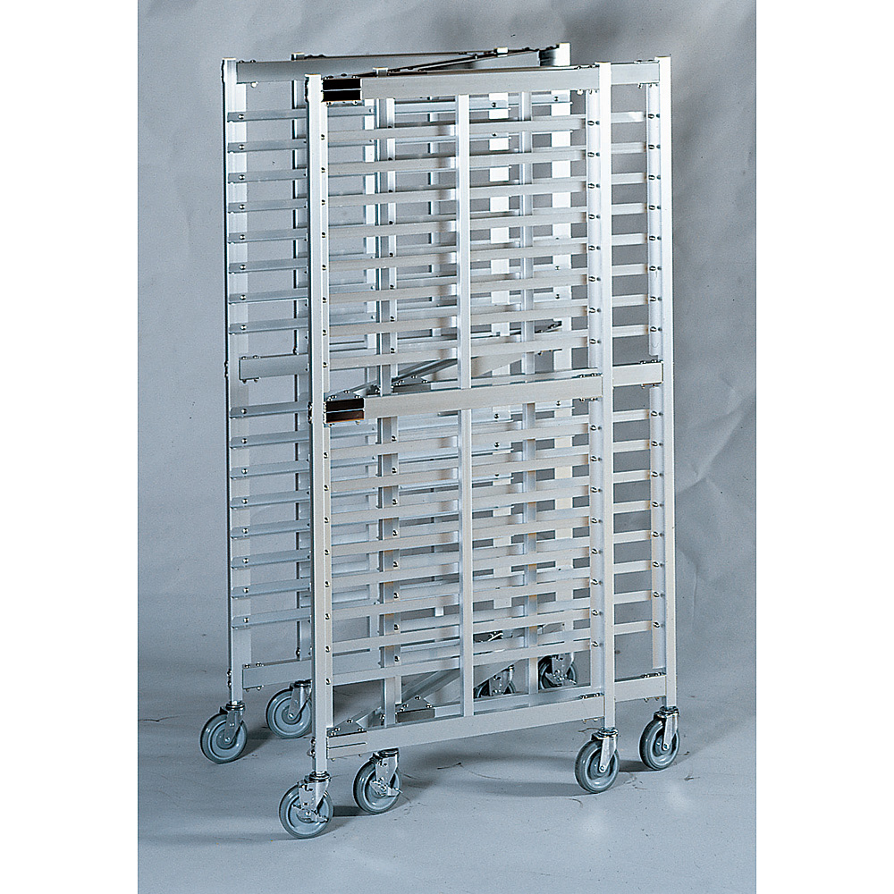 56016 ステンレス製16段 パンラック 遠藤商事 SA アルミ製 ホテルパンラックカート Z型 大 - 調理器具のSHOKUBI