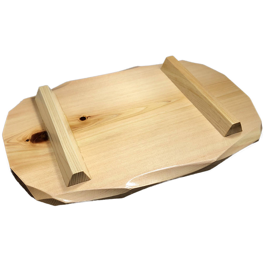 檜 紅節はつり盛台 大 約27×18cm - 調理器具のSHOKUBI
