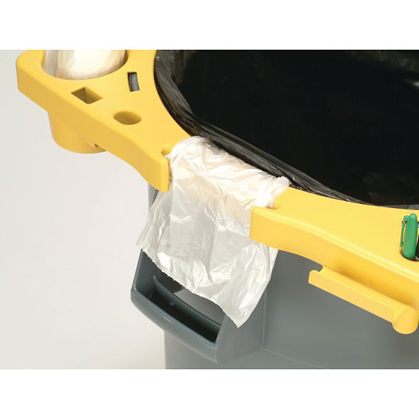 ラバーメイド BRUTE ブルート 丸型コンテナ用リムキャディー 166L専用 黄 FG9W8700YEL 0086876172539